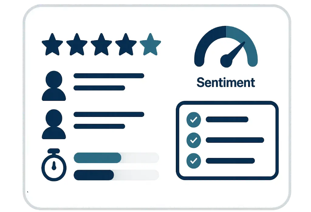 dashboard gestion resenyas