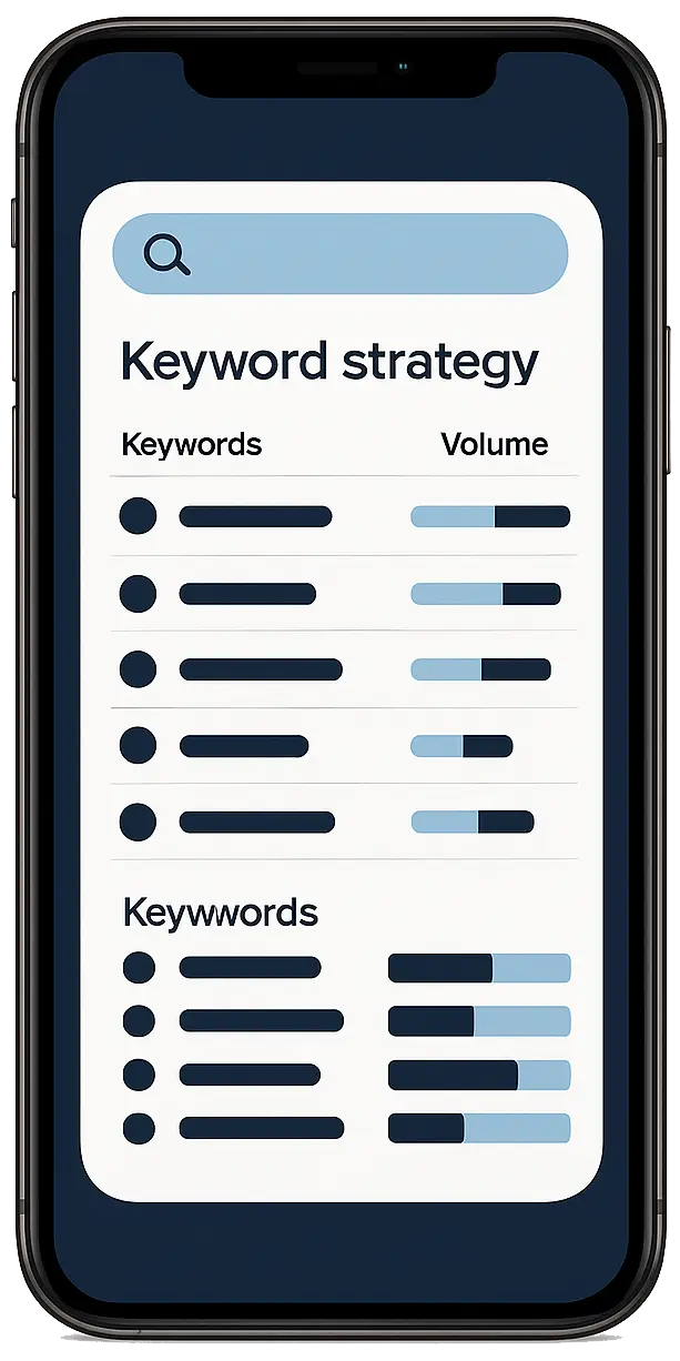 estrategia de keywords